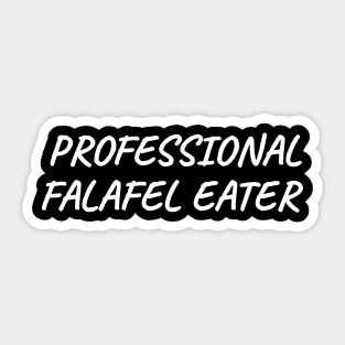 Professional Falafel Eater Sticker